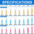 560PCS Marine Grade Heat Shrink Wire Connectors - Plustool Electrical Connectors Kit of Tinned Red Copper, AWG22-10