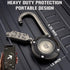 Airtag Holder with 3-Digit Combination Lock, Protective Case with Metal Carabiner