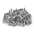 60 Pcs M6x15mm Stainless Steel Flat Head Hex Socket Cap Bolts Screws, Countersunk Connector Fastener