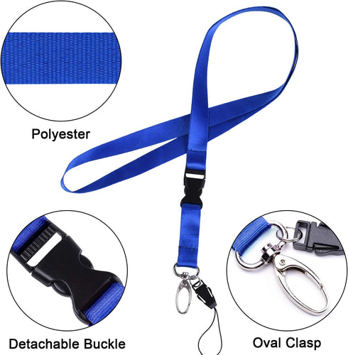 Cruise Lanyard Badge Holder, Wisdompro Vertical 2-Sided Waterproof Clear PVC ID Tag Holder with Ziplock and Heavy Duty