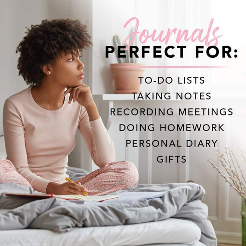 Graphique Designer Notebooks, Hanging Flower Garden, Spiral Bound Writing Journals with 160 Ruled Pages