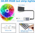32.8ft DAYBETTER Led Strip Lights Kit with Remote and Power Supply Color Changing