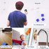 Dry Erase Erasers, 36 Pack Magnetic Whiteboard Eraser for Classroom Office and Home (Blue)