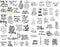 Seasonstorm Black Saying Words Small Talking Chat Decoration Stationery Scrapbooking Planner Journal Stickers