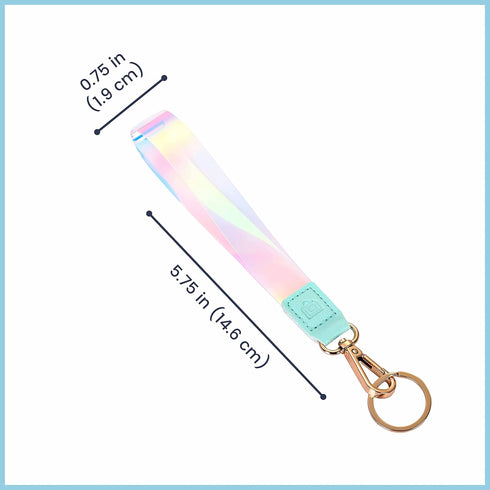 Cute Wrist Lanyard for Keys - Women’s Wristlet Strap for USB, Small Wallet & Phone, Aesthetic Mini Key Chain Holder