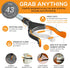 43" 2-Pack EZPIK Pro Foldable Grabber Reacher Tool for Seniors - Grabbers for Elderly Reaching Tool Heavy Duty Pickup
