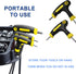 JONMON Bike Hex Key Allen Wrenches Set, 2.5/3/4/5/6mm T-handle Long Arm with Ball End