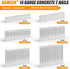ST32 14 Gauge Concrete T Nails, 1 1/4'' Length, Collated Galvanized Fasteners for Pneumatic Concrete T Nailer, 800 PCS