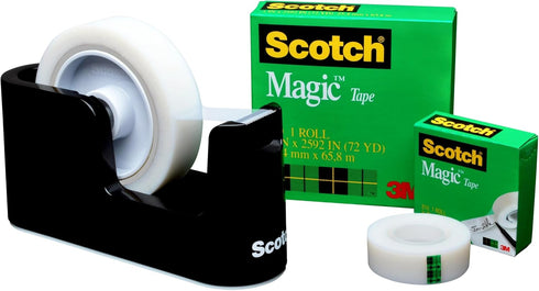 Scotch Deluxe Tape Dispenser - Black (C24)