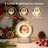 Dimmable AVEKI Snowman Night Light, Cute Christmas Snowman Lights Gifts for Kids Boys Girls, Bedside Touch Lamp