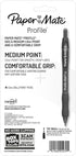 Paper Mate Profile Retractable Ballpoint Pen, Medium Point 1.0mm, Assorted, 4 Count