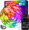 KSIPZE LED Strip Lights 50FT, RGB LED Lights for Bedroom, Smart APP