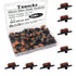 100PCS 3mm High Knob Vertical Micro Mini Slide Switches, 3 Pin 2 Position SPDT with Screw Hole Latching Toggle Switches