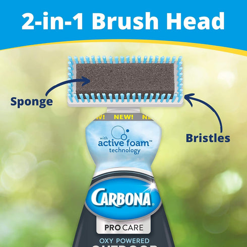 Carbona Pro Care Oxy Powered Outdoor Cleaner - 22 Fl Oz with Brush for Effective Cleaning