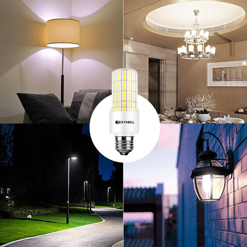 LED Light Bulb Equivalent 250W, 3750 Lumen, 5000K Cool Daylight White, 30W Non-Dimmable, 3 Pack