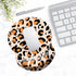 Mouse Pad with Wrist Support, Pain Relief Ergonomic Mouse Pad, Comfortable Computer Mouse Pad Wrist Rest with Non-slip PU Base for Home Office Working Gaming (Leopard Print) by COUKASO