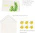 4x6 4 (50 Pack) Crisky Greenery Assorted Thank You Cards with Envelopes & Stickers Greeting Cards Bulk, tropical plants