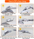DIY Hose Clamps 12FT 304 Stainless Steel Metal Strap, 8PCS Stronger Fasteners Assortment Kit