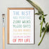 OystersPearl 40Th 40 40 The Best My Life Card - Anniversary Card - Sweet Anniversary Card For Him Or Her - The Best
