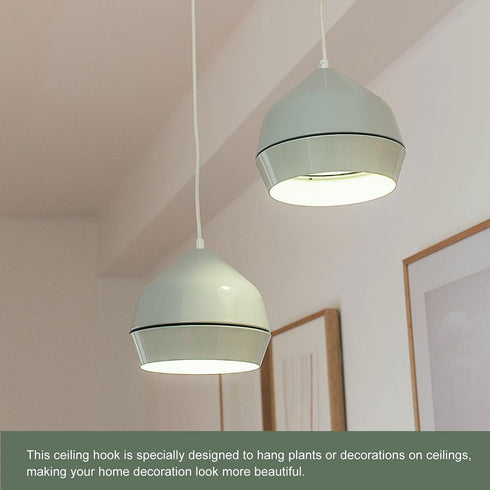 2 M10 0.91x1.22-Inch) YOKIVE Pcs Alloy Ceiling Hook, Electroplate Pendant Fixtures Hanger | Hanging Chandelier Light
