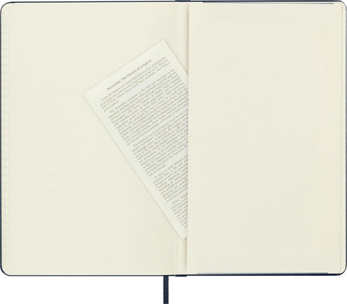Moleskine Classic Notebook, Hard Cover, Large (5" x 8.25") Ruled/Lined, Sapphire Blue, 240 Pages