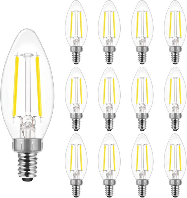 energetic smarter lighting Dimmable E12 LED Candelabra Bulb,60 Watt Equivalent B11 LED