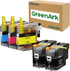 GREENARK Compatible Ink Cartridge Replacement for Brother LC20E - Super High Yield 5 Pack for MFC-J985DW, MFC-J775DW.