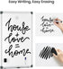 VUSIGN Magnetic White Board Kit for Wall, 36" x 24", Includes 1 Dry Eraser, 2 Multicolor Markers, 4 Magnetic Pins,