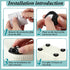 Honoson 24 360 3 Pcs Self Adhesive Caster Wheels Appliance Rollers Appliance Sliders for Kitchen Swivel Universal Wheel