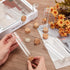 BENECREAT 10 Pack 60ml Clear Glass Test Tubes with Cork Stopper for Wedding Party Favors, Candy, Spices, Beads