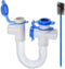 Condensate Trap 3/4 PVC P Trap HVAC with Clear Tubing to Spot Dirt & Debris for HVAC Systems