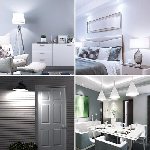 Lepro Dimmable LED Light Bulbs, 100 Watt Equivalent, 14W 1500LM Daylight White 5000K, A19 E26 Medium Base, 6 Pcs
