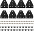 2020 Aluminum Extrusion Connector Bracket Set, 8PCS Joint Plates, M3 Wrench, T-slot Nuts, and Screws