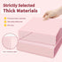 SUNEE 3 Ring Binder, 2 Inch, 2 Pack, Clear View, PVC-Free, Pink Binder for School or Office Supplies