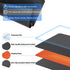 Heated Desk Pad Mouse Pad - 31.5 x 13 inch Warm Desk Mat with 3 Heating Levels & Auto Shut-Off (Dull Black)