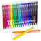 Erasable Gel Pens, 18 Colors Retractable Fine Point Clicker Pens for Drawing, Writing Planner, Crossword Puzzles