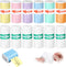 Jeqqinuz 12 Rolls Mini Printer Sticker Paper, 5725mm Self-Adhesive Thermal Sticker Paper Compatible