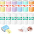 Jeqqinuz 12 Rolls Mini Printer Sticker Paper, 5725mm Self-Adhesive Thermal Sticker Paper Compatible