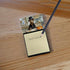 Caroline's Treasures Airedale Terrier Fall Kitchen Pumpkins Sticky Note Holder, Refillable Dispenser, Memo Pads