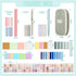 Chiisong 73 Pcs Aesthetic Bible Study Supplies - Bible Journaling Kit with Highlighters, Sticky Notes, Gel Pens &