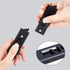 GORGECRAFT 2 Pairs Tilt Latch Replacement Window Parts, Plastic Construction with 8Pcs Iron Screws for Home Windows