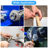 Hex Nuts Assortment Kit: 150Pcs #8-32 Hex Nuts with #8 Flat Washers & Split Lock Washers, 304 Stainless Steel Hardware