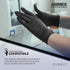 AMMEX Black Nitrile Exam Gloves, Size Small, Box of 100, 3 Mil, Latex Free, Powder Free