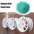 Powder Coating Powder for Metal Surfaces, Car Paint, Building Materials, Turquoise (4 oz) - Perfect for Steel Structures
