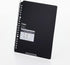 Smart Ring Binder, Kokuyo Campus, A5 Black, Up to 25 Sheets, 20 Holes, Slim Folder with 10 Extra Paper