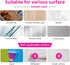 DOMAXCAI Broom and Mop Holder, Super Anti-Slip Wall Mount, Self Adhesive Gripper for Bathroom, Garage and Laundry Room