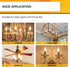 Bulbs 60 2700K Dimmable Bulbs, 90+ 6W 550LM, CA11 E12 Bulb, 12 Pack Hizashi LED Candelabra watt Equivalent Soft Warm