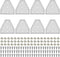8pcs 3030 Brackets T Plate Connector Joint Plate T Slot Hardware V Slot Accessories 3030 Aluminum Extrusion