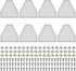 8pcs 3030 Brackets T Plate Connector Joint Plate T Slot Hardware V Slot Accessories 3030 Aluminum Extrusion