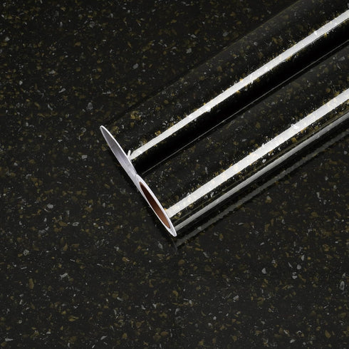 Black Gold Granite Contact Paper, Peel and Stick Waterproof Marble Wallpaper for Kitchen Countertops